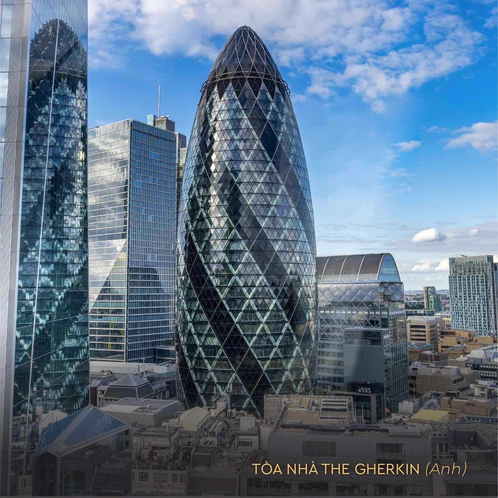 The Gherkin Building in England