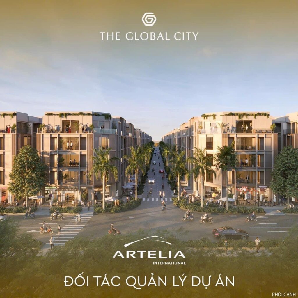 The design of The Global City involves collaboration between Masterise Homes and leading global partners to create a model urban area representing the best of Asia.